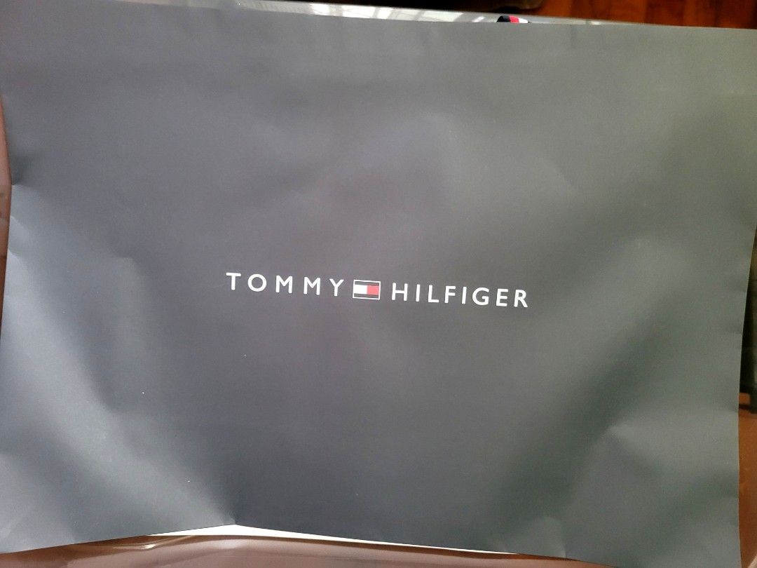 Boss and Tommy Hilfiger Paper Bags