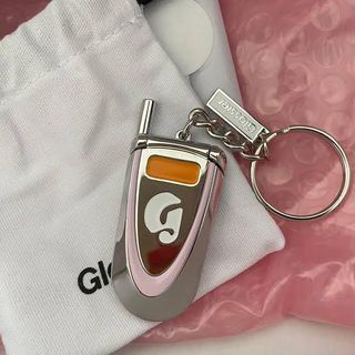 Brand New Glossier LA Keychain