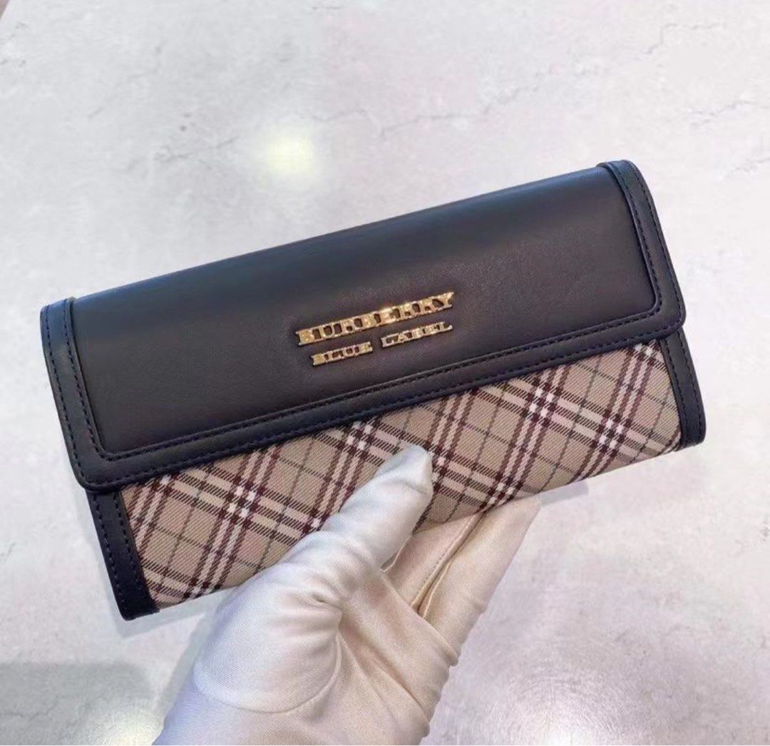 Burberry wallet blue label clearance