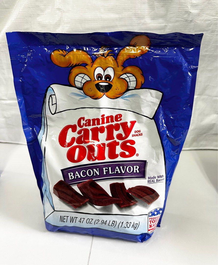 Canine carry outs bacon new arrivals
