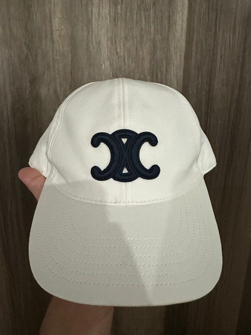 Celine Triomphe Baseball Cap, Barang Mewah, Aksesoris di Carousell