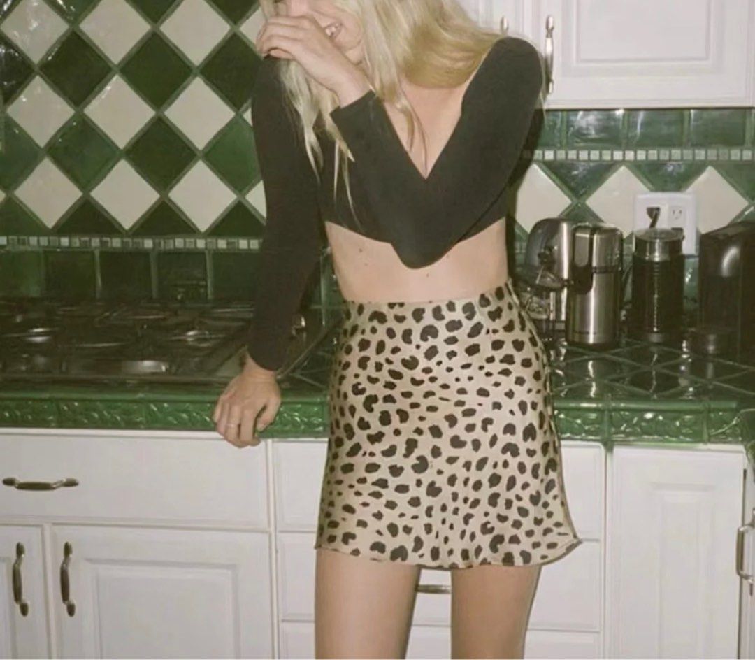 Hollister cheetah skirt shop