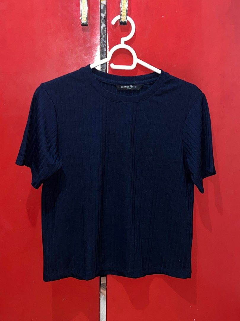 Cotton Tree Blue Top (Category: Shirts) located in Manila. Submitted by _glowkey (Listing ID 1306000412, Image 1). Description: .