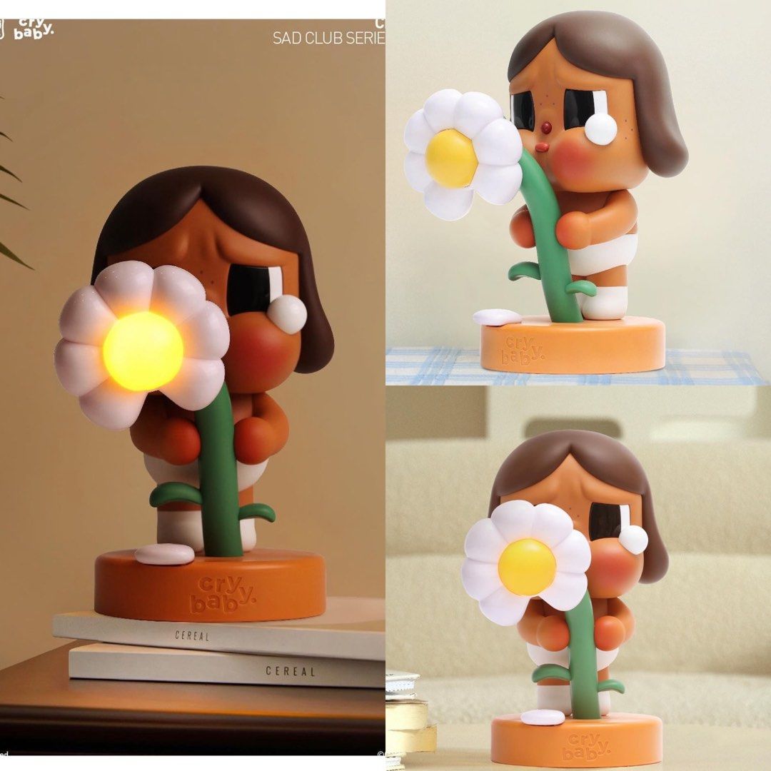 希少 CRYBABY sad club シリーズランプ CRY BABY SAD CLUB SERIES NIGHT LAMP POPMART 16* 14.4 * 22 CM, Toys