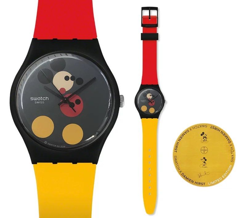 Swatch Maxi Damien Hirst Mickey Mouse Swatch Damien Hirst X Swatch