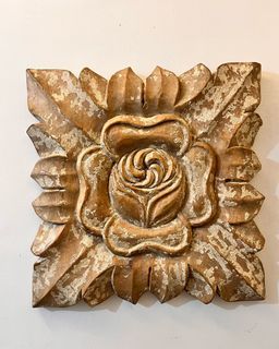 Decorative hand carved wall decor