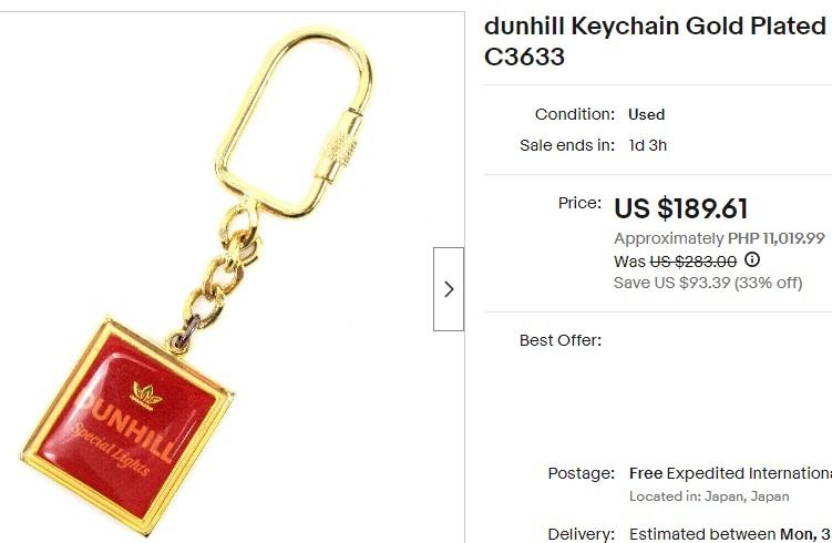 Dunhill Keychain (Category: Luxury Accessories) located in Rodriguez. Submitted by bigwisewolf (Listing ID 1305966222, Image 2). Description: .