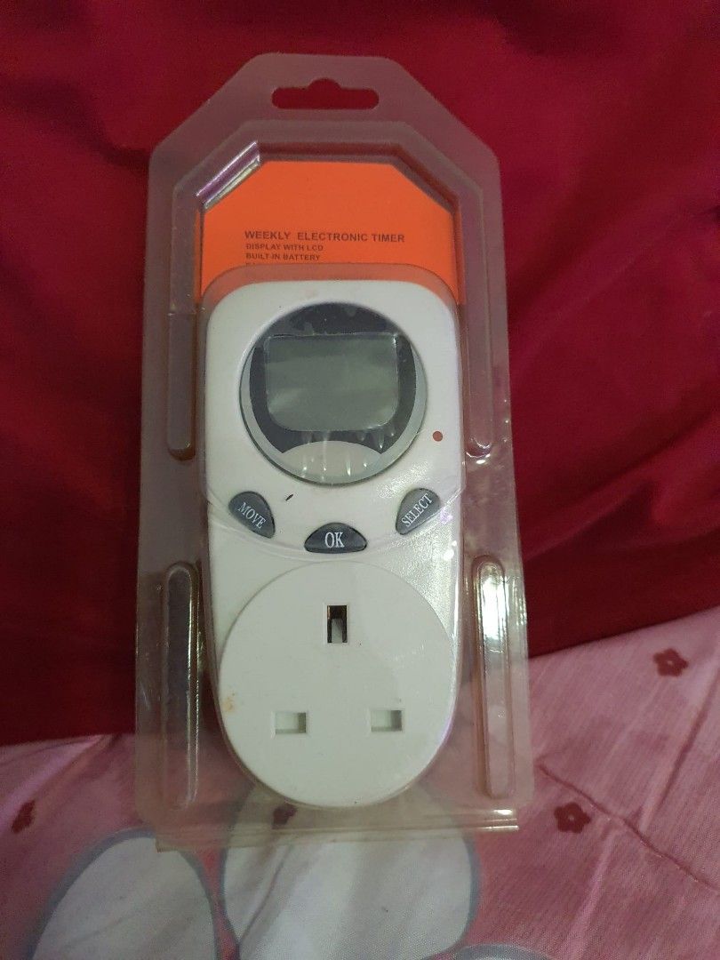 Electronic Timer Socket Plug (Category: Electrical, Adaptors & Sockets) located in Singapore. Submitted by music_is_universal (Listing ID 1305968548, Image 2). Description: 🍁 Display with LCD 🦋 Built-in Battery 🍀 Multi Function 🍁 Easy Operation 🦋 Daily and Weekly Program 🍀 Rated Voltage 220-240V 50Hz 📞 Tel : Night Eight Five Nine Zero Seven Six Four ☎️ I m reaching my Reply Quota. 📱 So pls contact directly for inquiries..