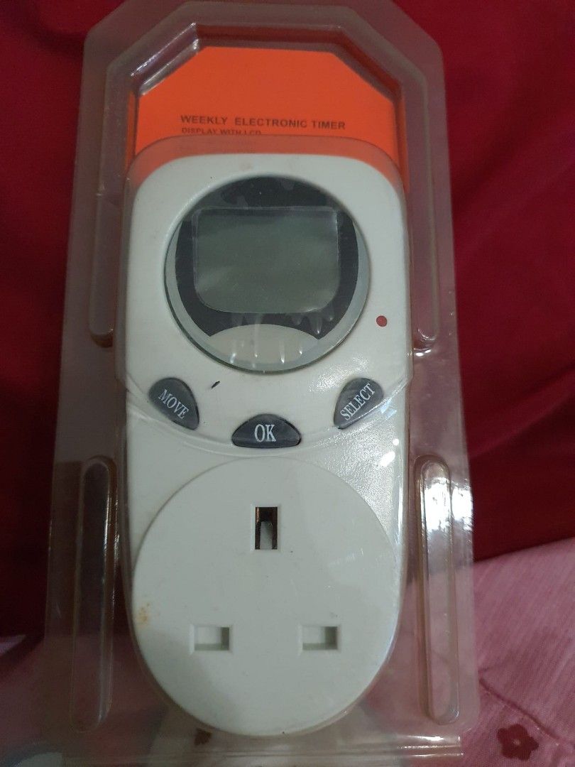 Electronic Timer Socket Plug (Category: Electrical, Adaptors & Sockets) located in Singapore. Submitted by music_is_universal (Listing ID 1305968548, Image 1). Description: 🍁 Display with LCD 🦋 Built-in Battery 🍀 Multi Function 🍁 Easy Operation 🦋 Daily and Weekly Program 🍀 Rated Voltage 220-240V 50Hz 📞 Tel : Night Eight Five Nine Zero Seven Six Four ☎️ I m reaching my Reply Quota. 📱 So pls contact directly for inquiries..