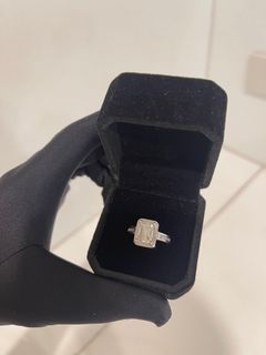SALE! Emerald Cut Diamond Ring