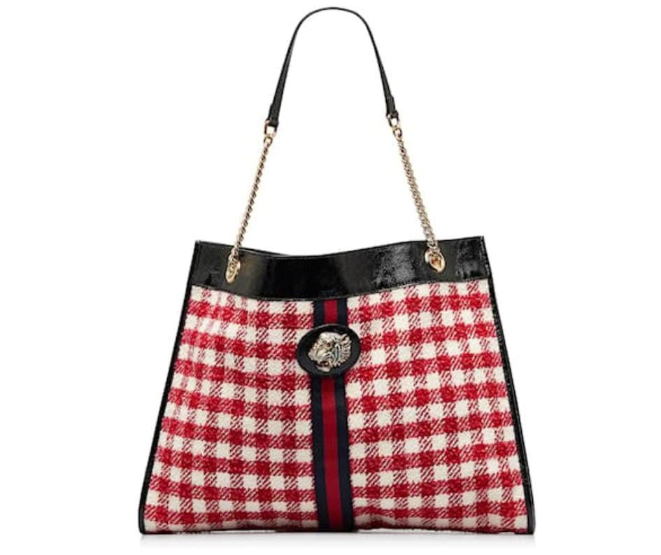 Fast Sale Excellent Gucci Tote Rajjah Tiger Red With pouch and