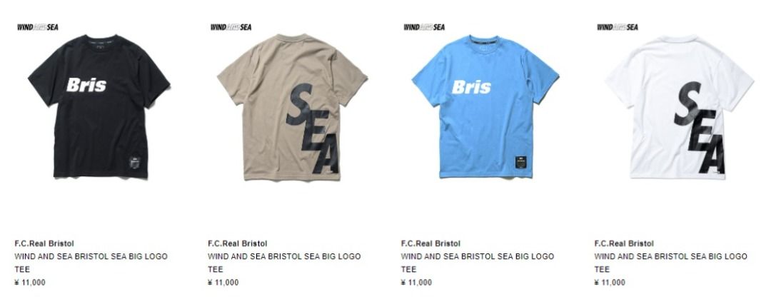 WIND AND SEA BRISTOL SEA BIG LOGO TEE M - Tシャツ/カットソー(半袖/袖なし)