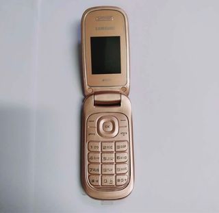 Flip Phone Original Samsung E1272 GSM 2G Four Band Mobile Phone Button Dual SIM Basic Phone