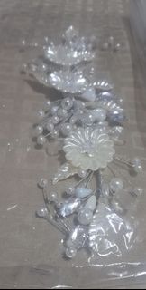 Florals and Pearls Hair Accent / Accessory