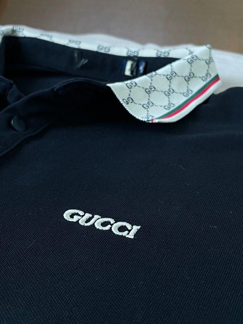 Gucci Polo shirt (Category: Tshirts & Polo Shirts ) located in Dasmarinas. Submitted by matt.declutter (Listing ID 1305914008, Image 3). Description: Gucci Polo shirt dimension: 18.5 x 25 issue: cut tag, authenticity not guaranteed .
