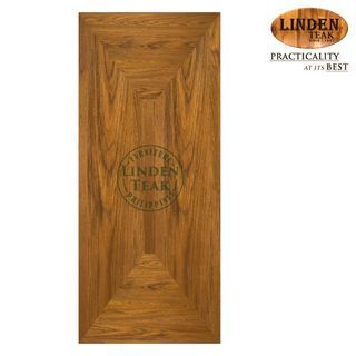 Handcrafted Solid Teak Wood Door