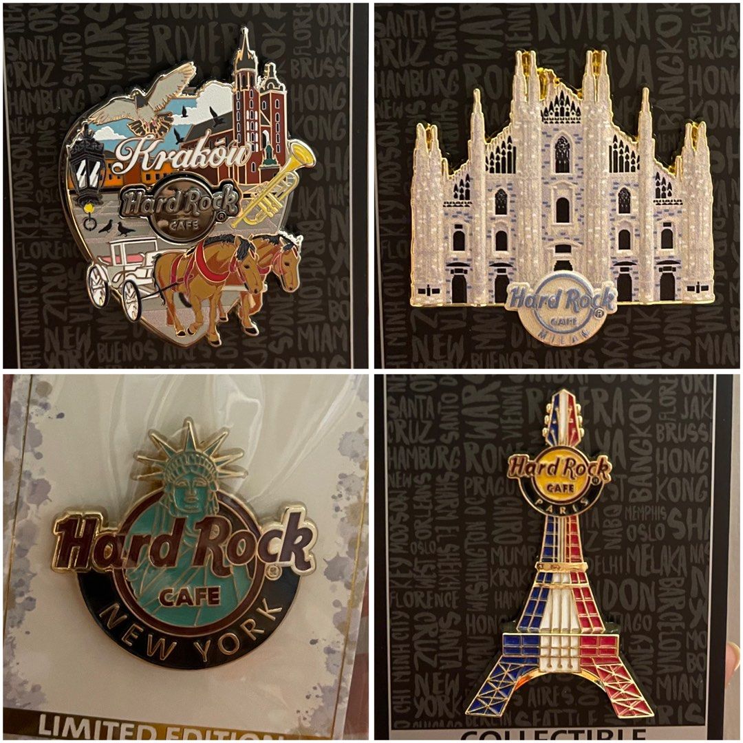 Hard Rock CAFEピン hard rock cafe pins, Toys & Collectibles, Memorabilia & Antiques