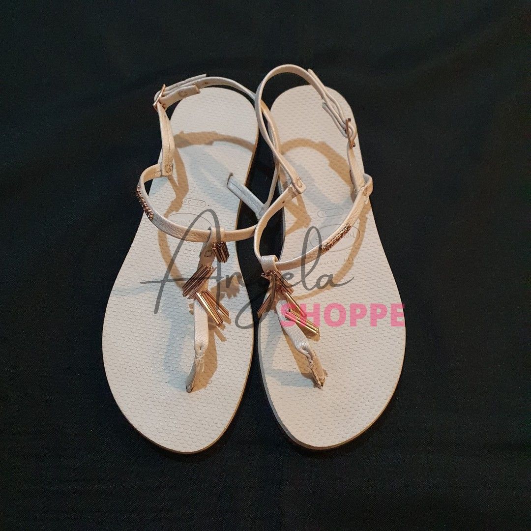 Havaianas You Riviera Women s Fashion Footwear Slippers and slides on Carousell