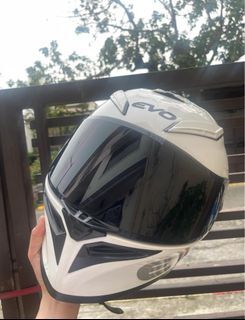 Helmet evo gsx 3000 pearl white authentic 100%