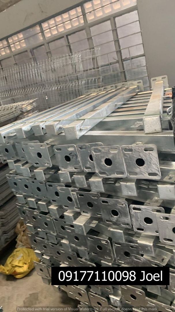 HOT DIPPED GI FENCE (Category: Construction & Building Materials) located in Manila. Submitted by joeyroque09 (Listing ID 1305920349, Image 2). Description: HOT DIPPED GI FENCE Height: 1200mm Width:2.4m Wire dia: 5mm Mesh SIze: 55x200mm V Size: 55x200mm Price: ₱1,315 HOT DIPPED GI FENCE Height: 1500mm Width: 2.4m Wire dia: 5mm Mesh SIze: 55x200mm V Size: 55x200mm Price: ₱ 1,526 POST Specs: 1.5m Panel Price: ₱725 POST Specs: 1.2m Panel Price: ₱660