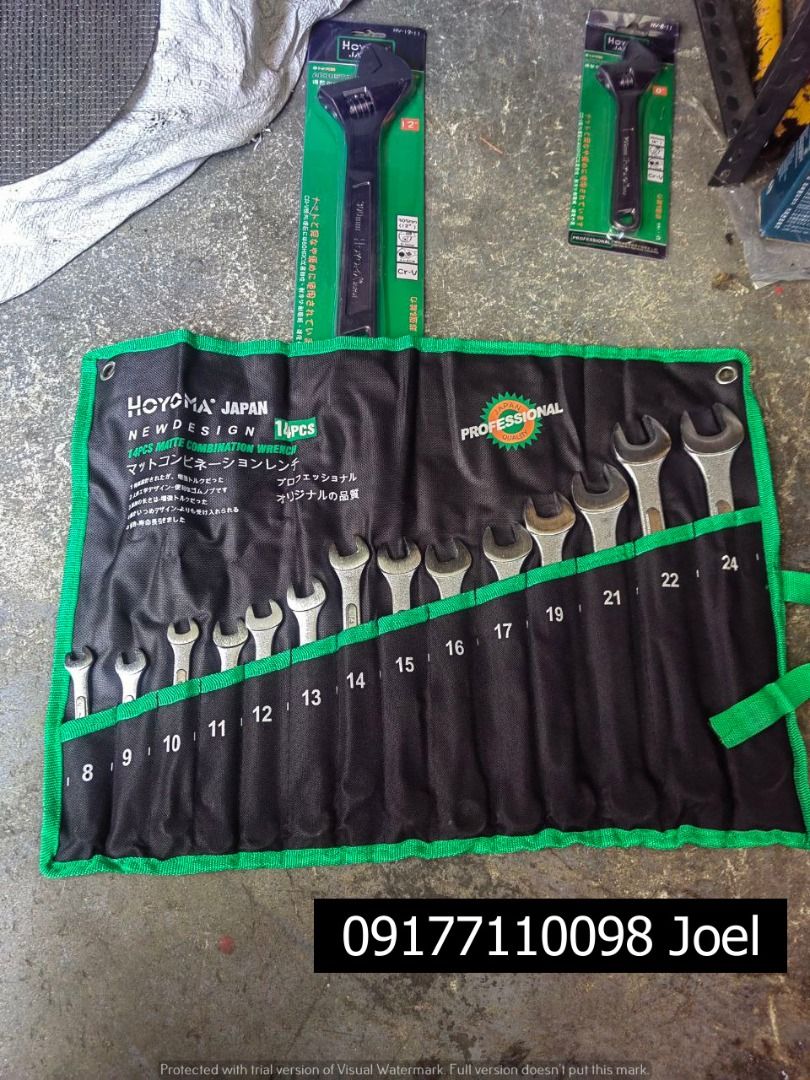 hoyoma combination wrench (Category: Construction Tools & Equipment) located in Manila. Submitted by joeyroque09 (Listing ID 1305850076, Image 1). Description: hoyoma combination wrench Size : 8-24mm price : 860.