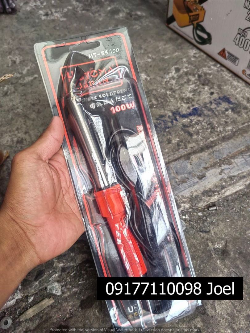 hoyoma soldering iron 100w (Category: Construction Tools & Equipment) located in Manila. Submitted by joeyroque09 (Listing ID 1305849820, Image 3). Description: hoyoma soldering iron 100w price : 300.