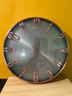 Infiniti wall clock