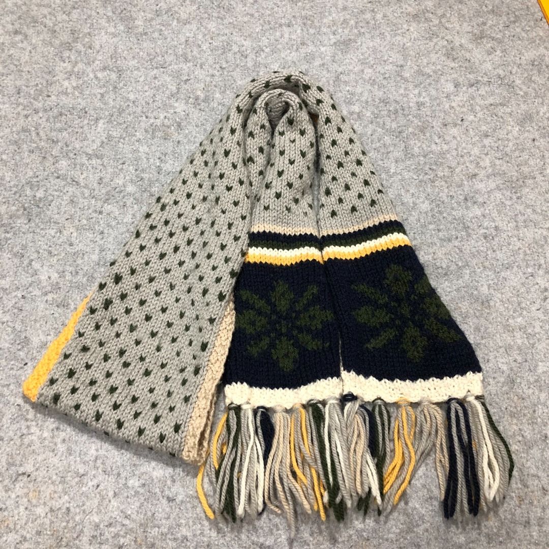 INVERALLAN knit multicolored muffler - マフラー