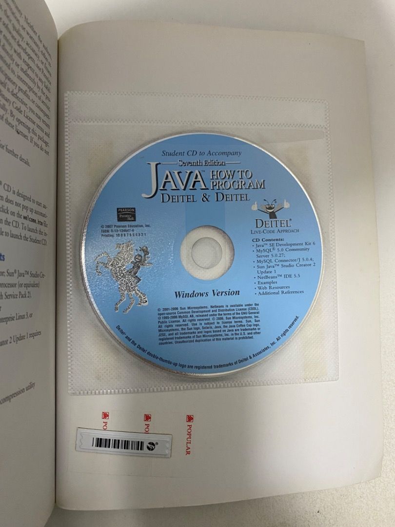 Java - How to Program by Dietel 7th Edition - Pearson International ...