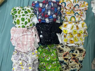Juliana cloth diaper with 5 additional  night soaker