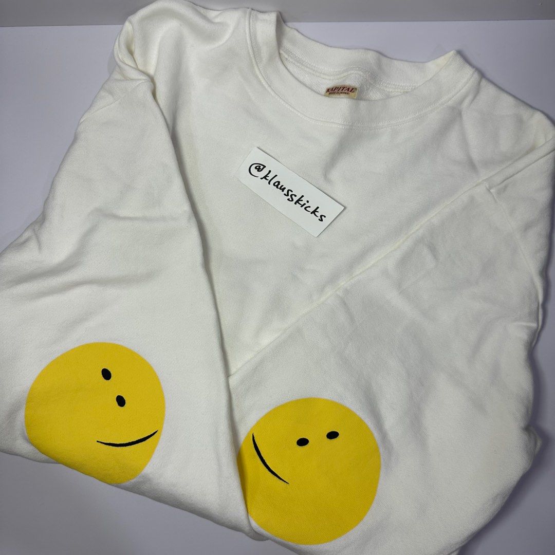 Kapital smiley crewneck clearance