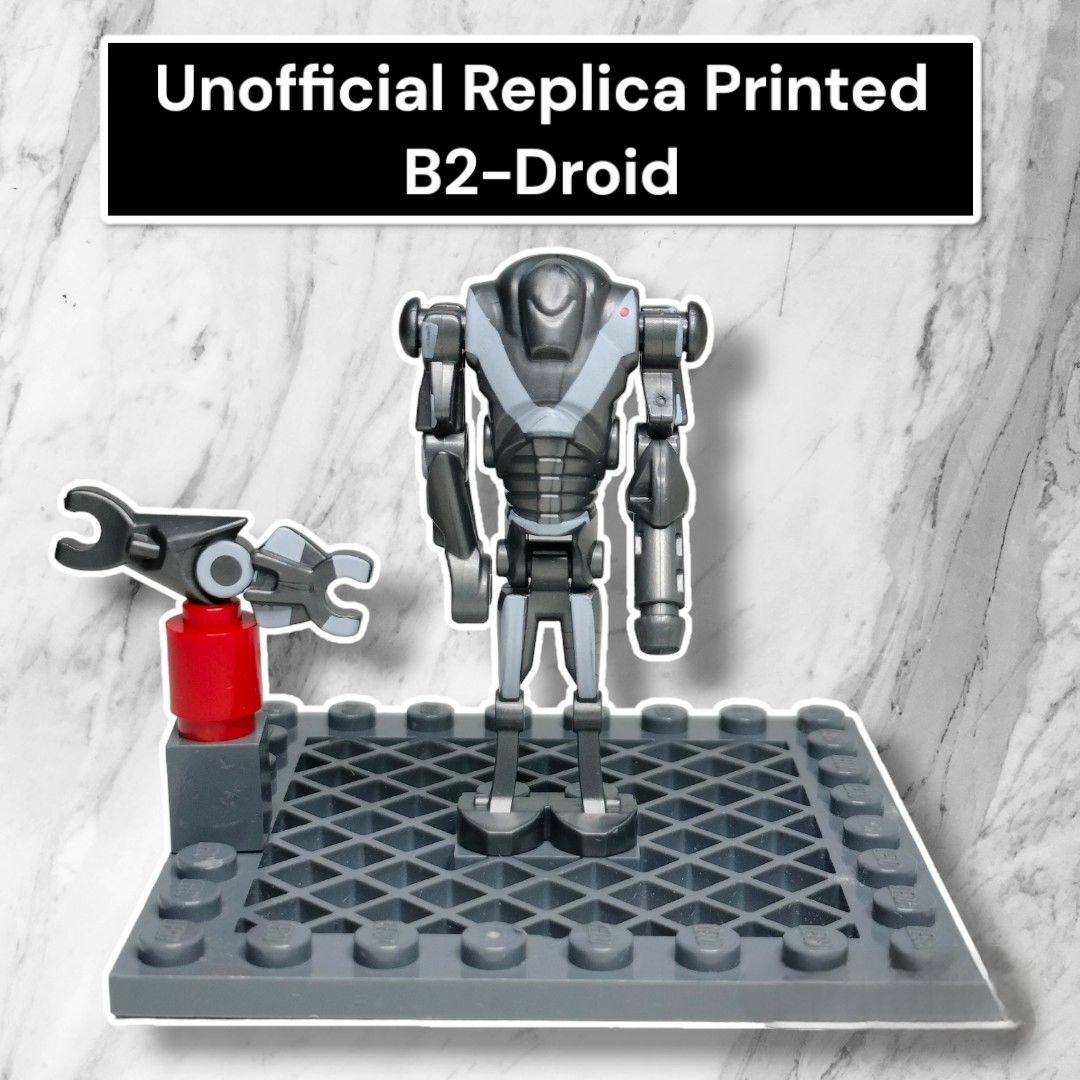 Lego Star Wars Custom Unofficial Replica Lego B2 Printed Battle