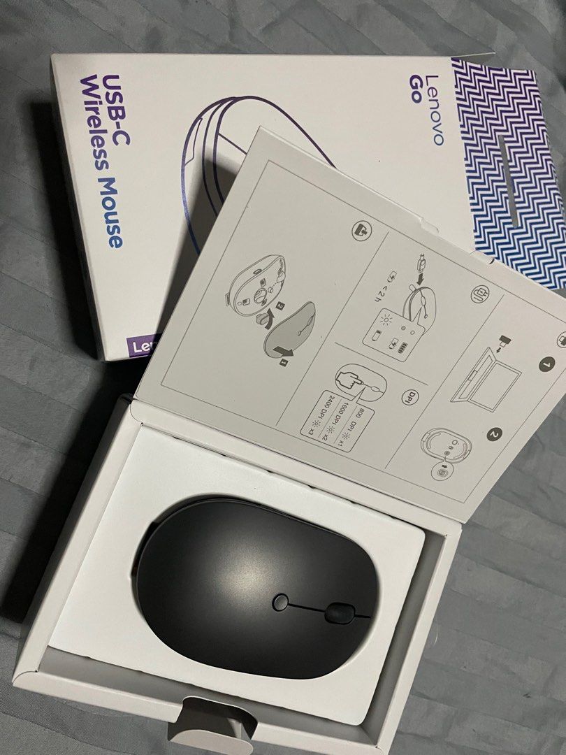 Lenovo Go USB-C wireless mouse (Category: Mouse & Mousepads) located in Angono. Submitted by gie_vicente (Listing ID 1305969844, Image 1). Description: .
