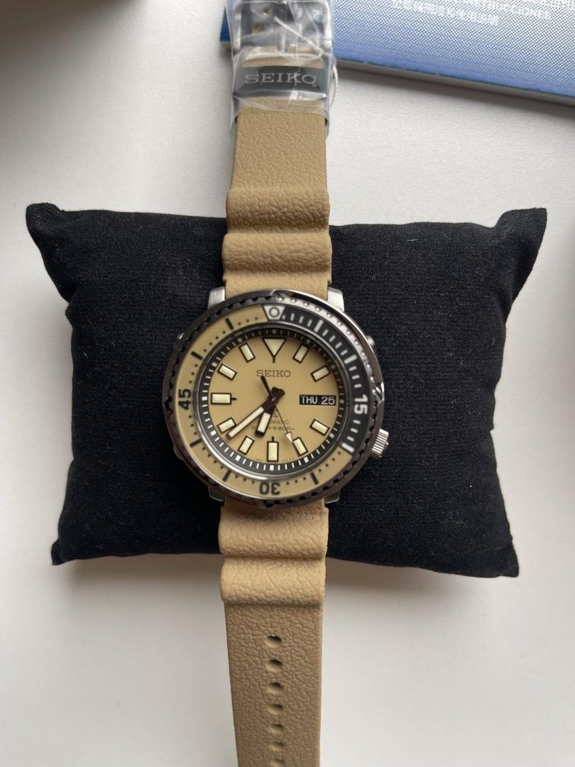 Lowest Price SEIKO PROSPEX URBAN SAFARI SRPE29 Men s Silicone Strap Brown Dial Watch srpe29 srpe29k srpe29k1 Birthday gift birthday seiko BRAND NEW IN BOX WITH 1 YEAR WARRANTY Men s Fashion Watches Ac...