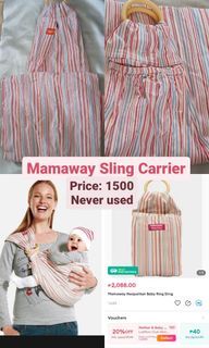 Mamaway Sling Carrier (never use