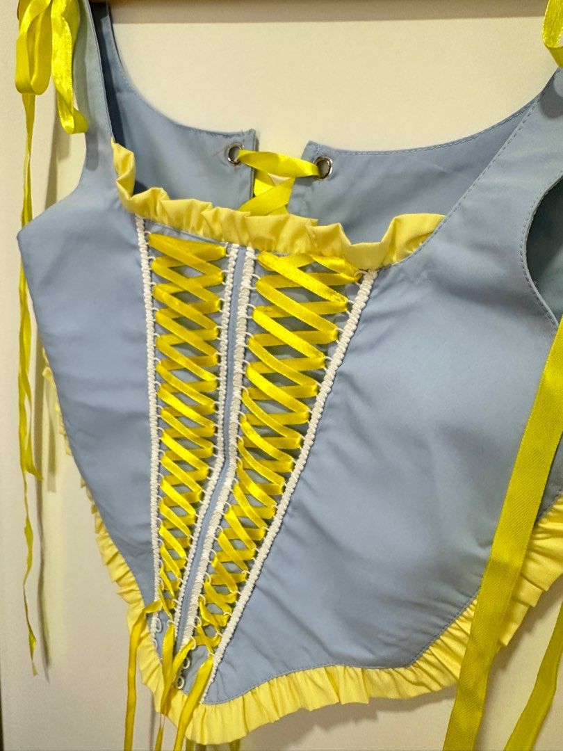 Nayeon POP-inspired corset (Category: Others Tops) located in Cavite. Submitted by nytypebeat (Listing ID 1305887359, Image 2). Description: good quality corset worn only once ideally for sizes s-m; adjustable dm if interested .