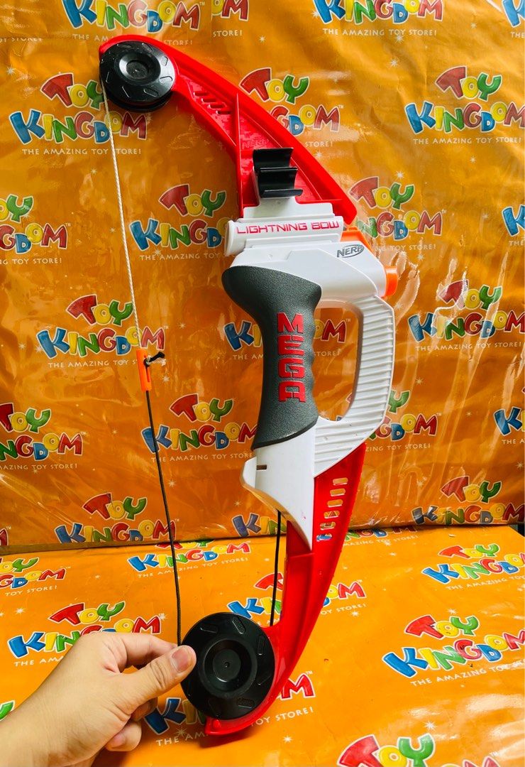 Nerf N-Strike Elite Mega Lightning Bow (Category: Action & Battle Toys) located in Santa Maria. Submitted by houseofluckytoystore (Listing ID 1306003515, Image 1). Description: Pre-Loved toys and signs of usage WHAT YOU SEE IS WHAT YOU GET PRELOVED TOY Brought In CANADA wh4t you see is wh4t you g3t A great addition to your Toy accessories Collection. Good for kids and collectors!! Genuine toy. Bought in CANADA COUNTRY SOLD as it is. For SURE BUYE