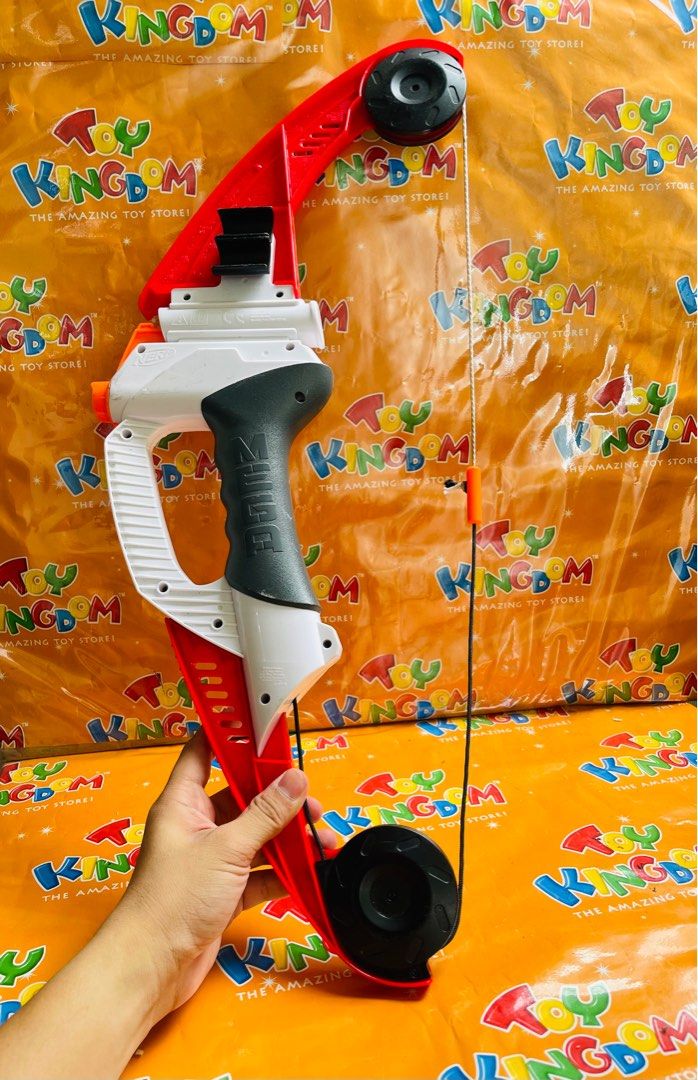 Nerf N-Strike Elite Mega Lightning Bow (Category: Action & Battle Toys) located in Santa Maria. Submitted by houseofluckytoystore (Listing ID 1306003515, Image 2). Description: Pre-Loved toys and signs of usage WHAT YOU SEE IS WHAT YOU GET PRELOVED TOY Brought In CANADA wh4t you see is wh4t you g3t A great addition to your Toy accessories Collection. Good for kids and collectors!! Genuine toy. Bought in CANADA COUNTRY SOLD as it is. For SURE BUYE