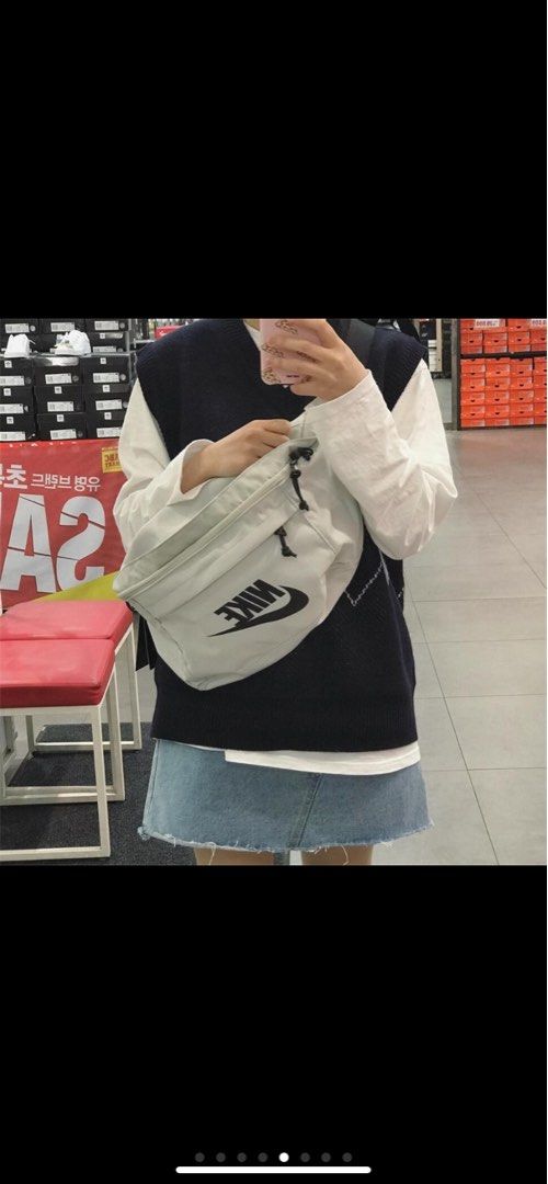 nike canvas sling bag