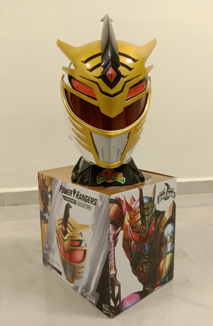 HASBRO POWER RANGERS Lightning Collection Lord Drakkon Helmet, Used Ex
