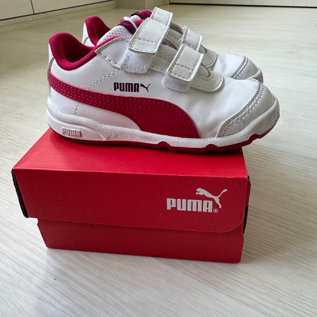 Puma sneakers Girls StepFleex Babies Kids Babies Kids Fashion on Carousell