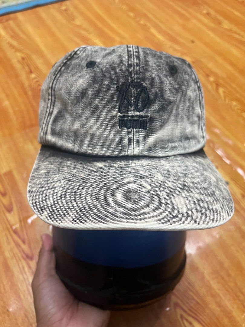 Puma x XO cap black acid wash