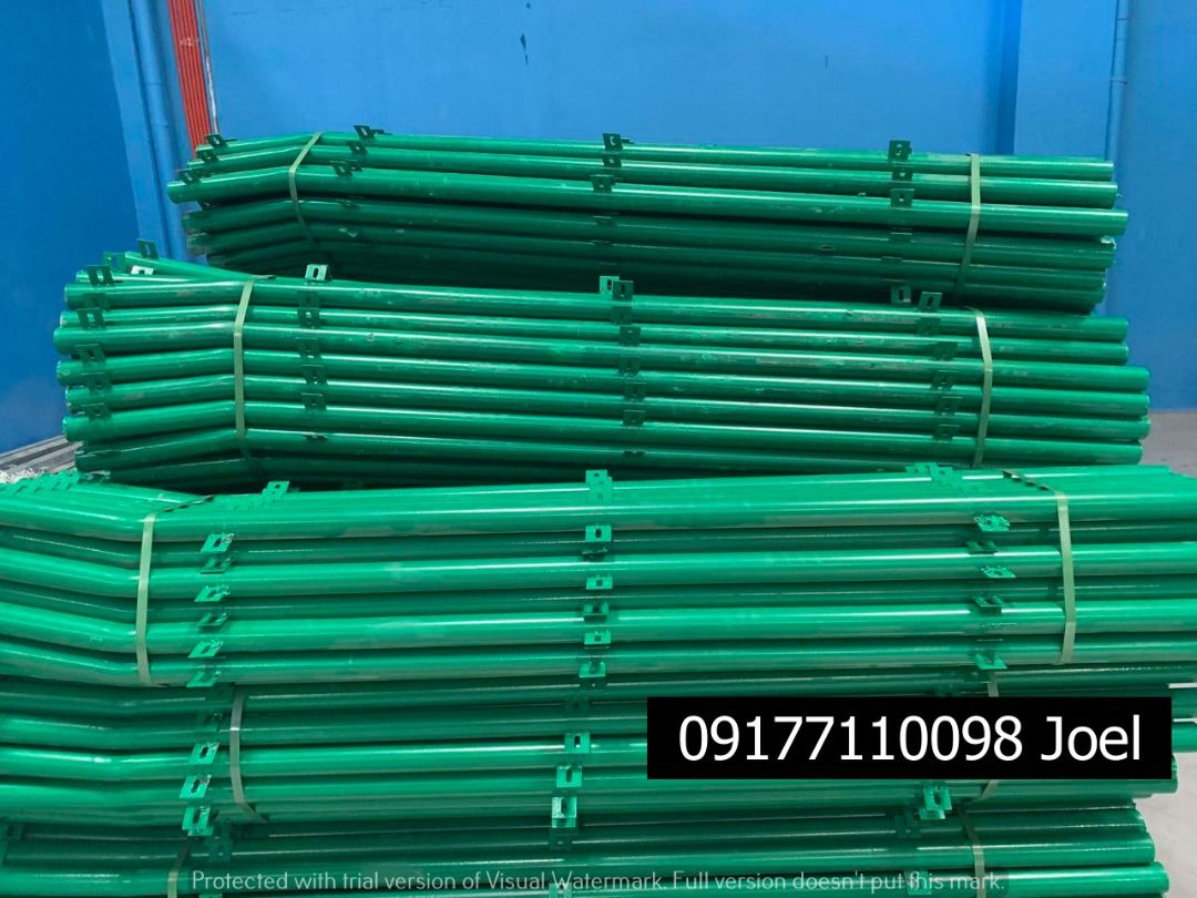 PVC Fence Panel (Category: Construction & Building Materials) located in Manila. Submitted by joeyroque09 (Listing ID 1305920862, Image 3). Description: PVC Fence Panel Size: 1.7m x 3m Wire Dia: 4.0mm Opening Size: 9*17cm Price: 267 PVC Fence Panel Size: 1.7m x 3m Wire Dia: 4.5mm Opening Size: 9*17cm Price: 330 Fence Post Size: 2.1m Wire Dia: 4.0mm Price: 238 PANEL + POST Wire Dia: 4.0mm Price: 527 PANEL + POST Wire Dia: 4.5mm Price: 567.