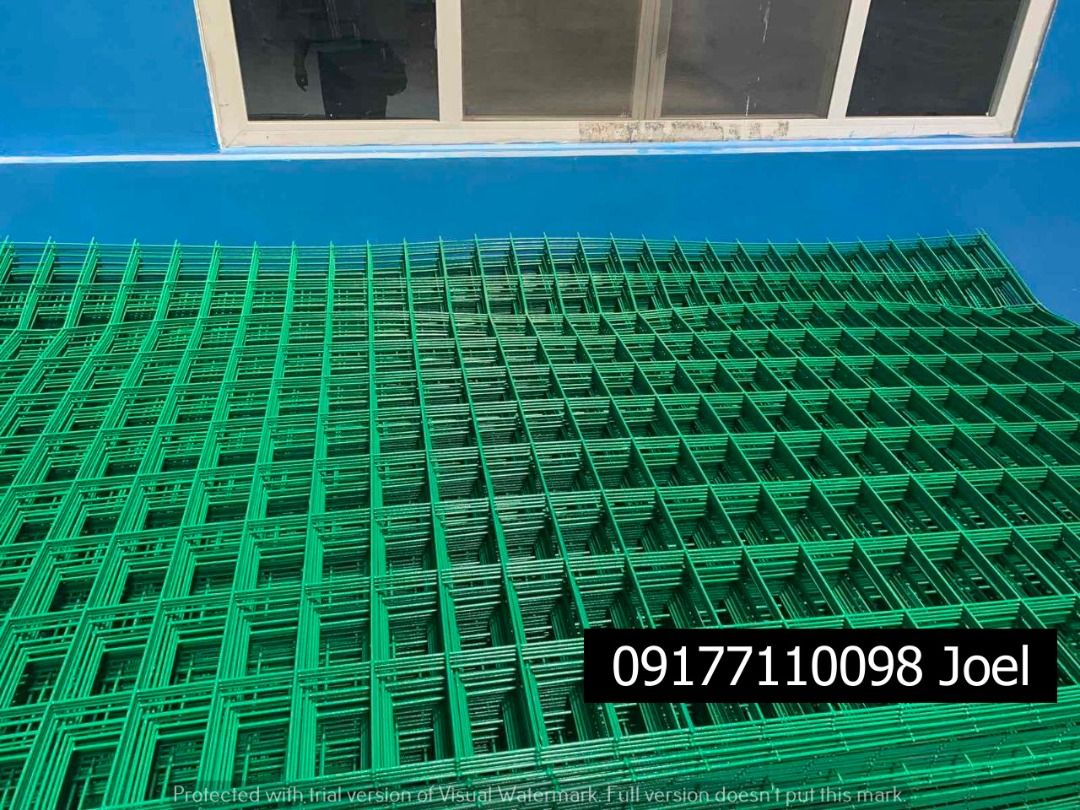 PVC Fence Panel (Category: Construction & Building Materials) located in Manila. Submitted by joeyroque09 (Listing ID 1305920862, Image 2). Description: PVC Fence Panel Size: 1.7m x 3m Wire Dia: 4.0mm Opening Size: 9*17cm Price: 267 PVC Fence Panel Size: 1.7m x 3m Wire Dia: 4.5mm Opening Size: 9*17cm Price: 330 Fence Post Size: 2.1m Wire Dia: 4.0mm Price: 238 PANEL + POST Wire Dia: 4.0mm Price: 527 PANEL + POST Wire Dia: 4.5mm Price: 567.
