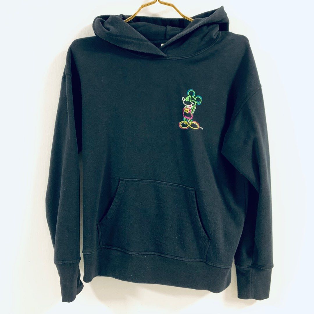 RRP: $50) Uniqlo Hoodie Pullover Sweater Sweatshirt Mickey Mouse