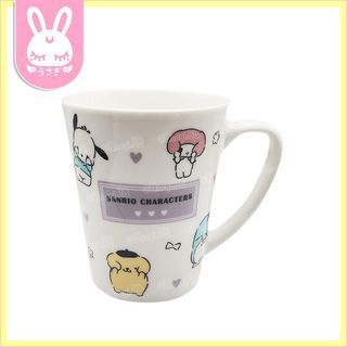 Sanrio Characters Hide & Seek Ceramic Mug - Hello Kitty, LTS, Pochacco, Hangyodon, My Melody, Kuromi