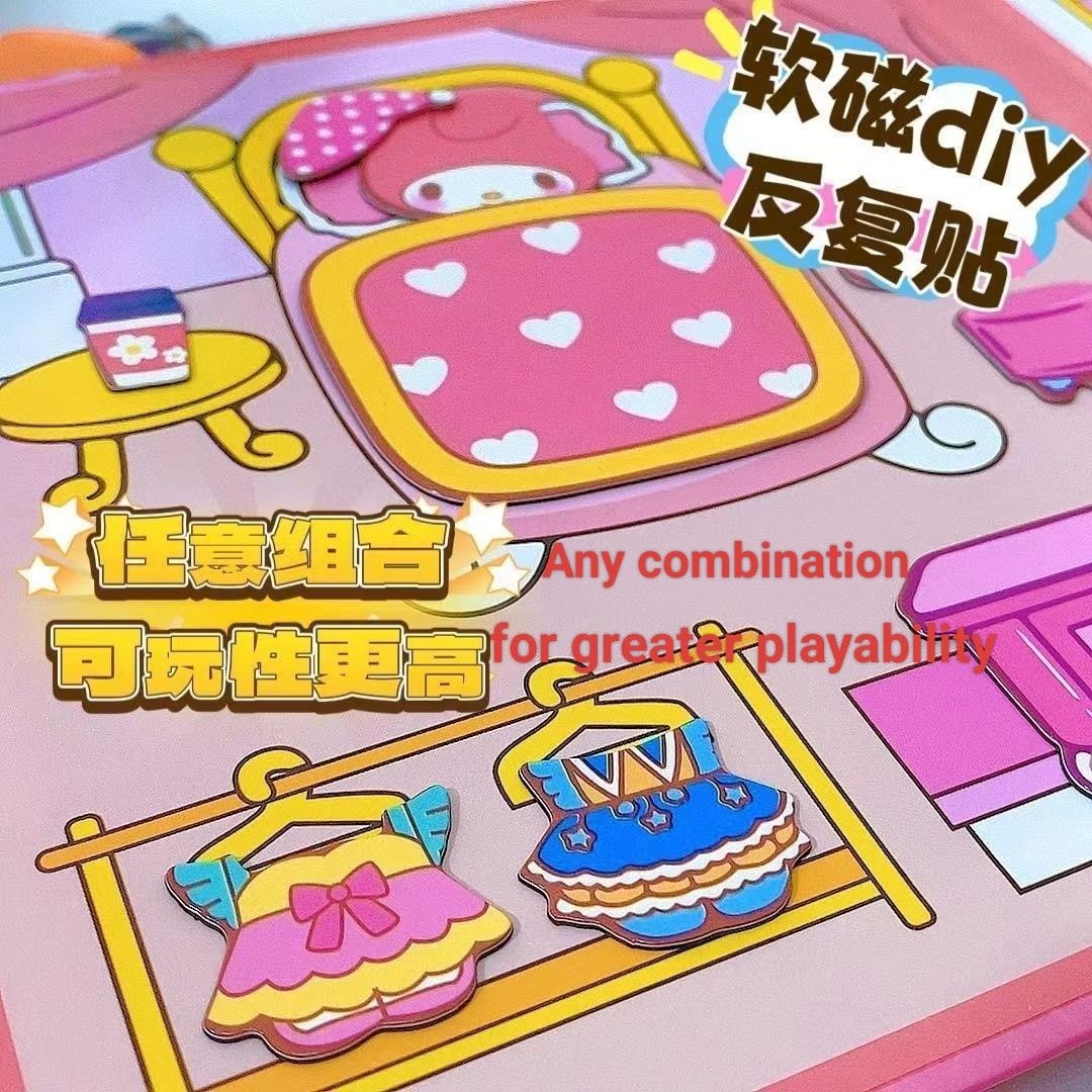 Sanrio Quiet Book Kuromi My melody Cinnamoroll Pochacco