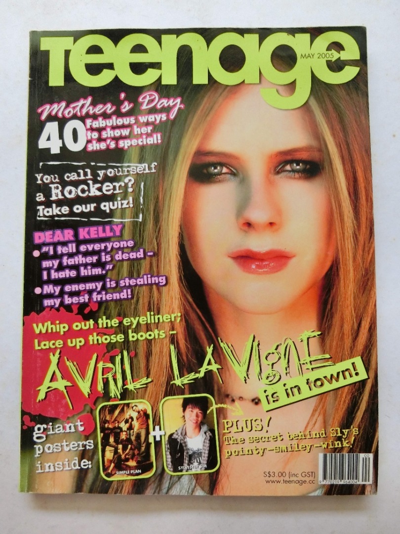 Teenage magazine - May 2005 - Avril Lavigne, Hobbies & Toys, Books ...