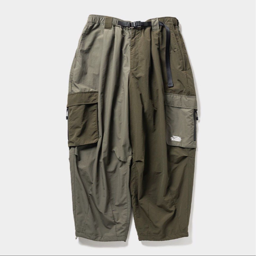 TIGHTBOOTH 23F/W CYBORG BALLOON CARGO PANTS OLIVE SIZE L GOOPIMADE WTAPS  SUPREME NEIGHBORHOOD, 男裝, 褲＆半截裙, 長褲- Carousell