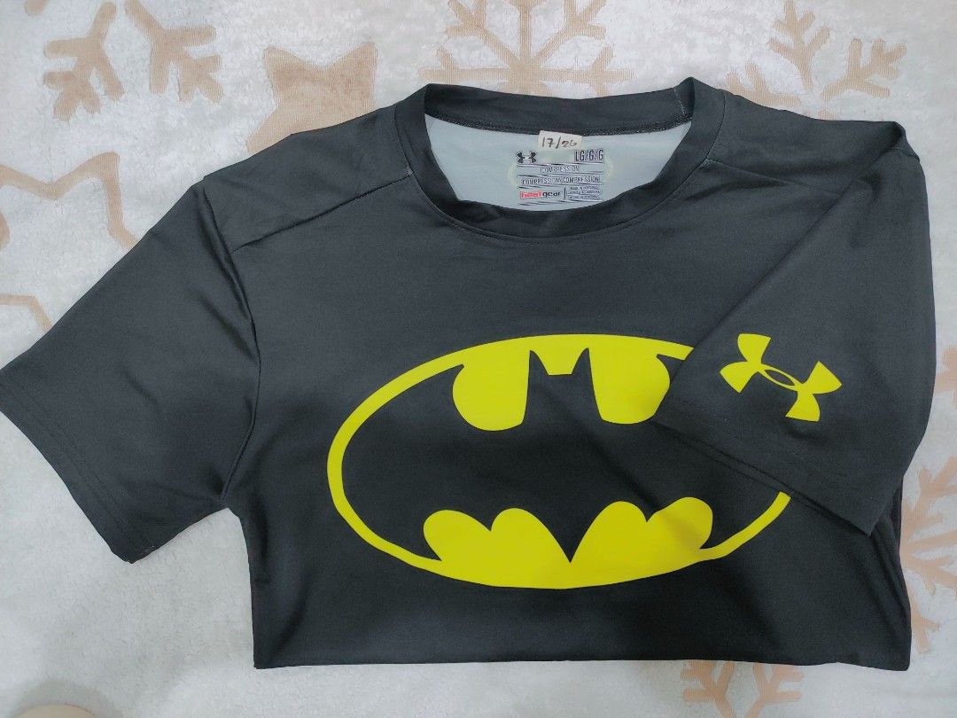 Ua Alter ego batman (FreeShipping) (Category: Activewear) located in Davao. Submitted by thrifturchoice (Listing ID 1305921551, Image 3). Description: Ua alter ego Batman DC Compression Large on print tag 17 x 26 9.8 /10 Excellent Condition.